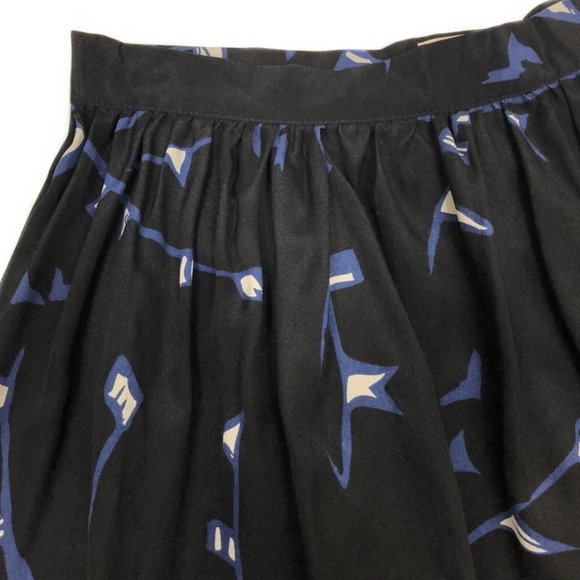 Rieley Silk Abstract Printed Skirt - Picture 5 of 8